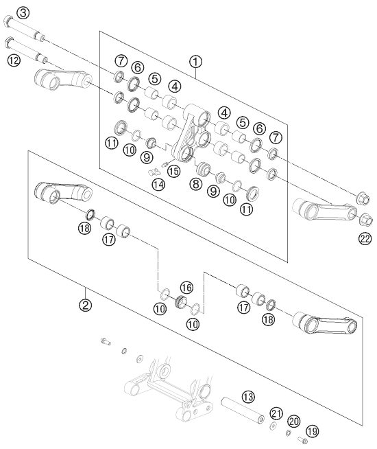 Náhled schématu PRO LEVER LINKING