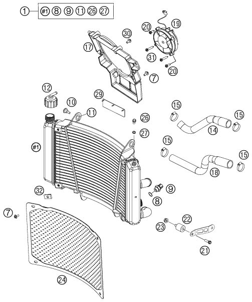 Náhled schématu COOLING SYSTEM