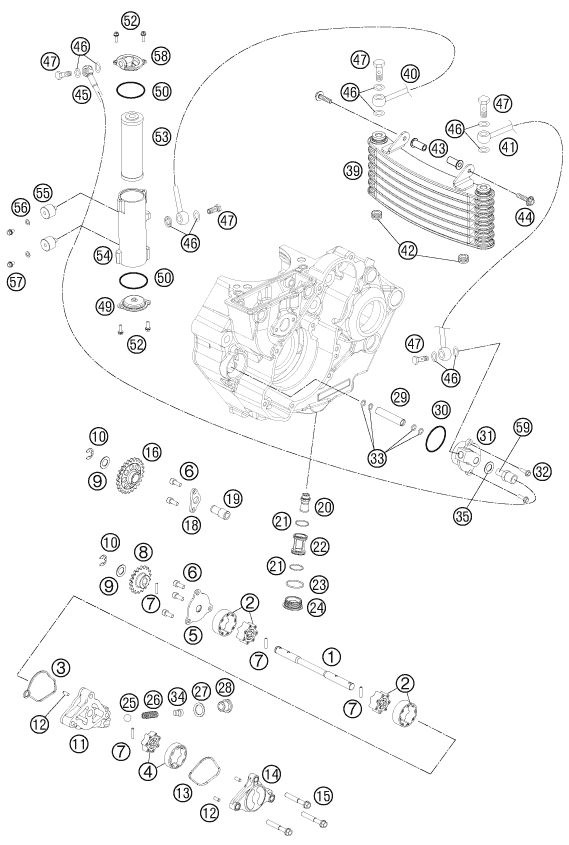 Náhled schématu LUBRICATING SYSTEM