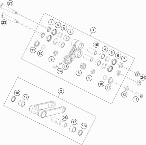 Náhled schématu PRO LEVER LINKING