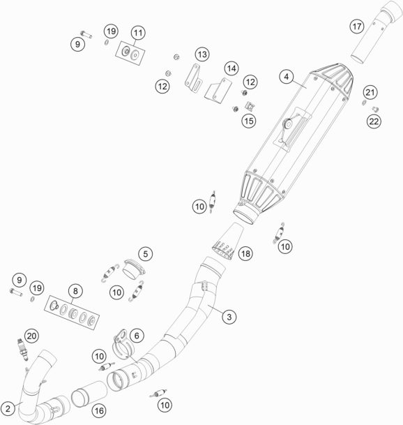 Náhled schématu EXHAUST SYSTEM