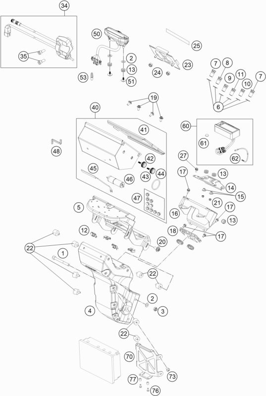 Náhled schématu INSTRUMENTS / LOCK SYSTEM