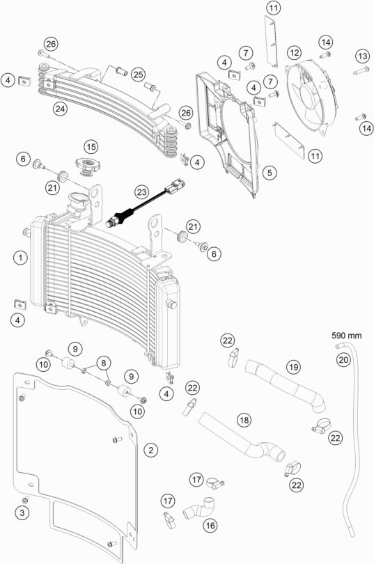 Náhled schématu COOLING SYSTEM