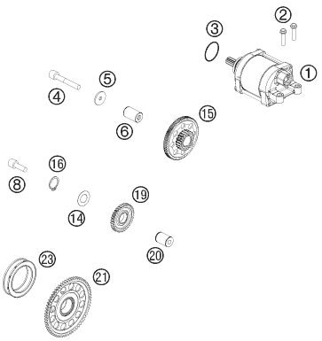 Náhled schématu ELECTRIC STARTER