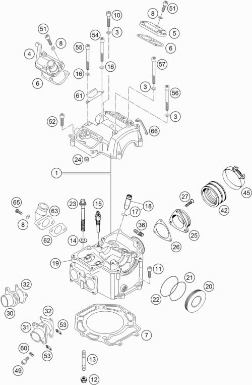 Náhled schématu CYLINDER, CYLINDER HEAD