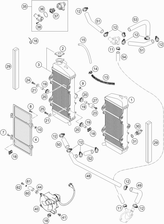 Náhled schématu COOLING SYSTEM