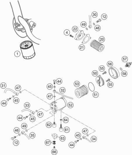 Náhled schématu LUBRICATING SYSTEM
