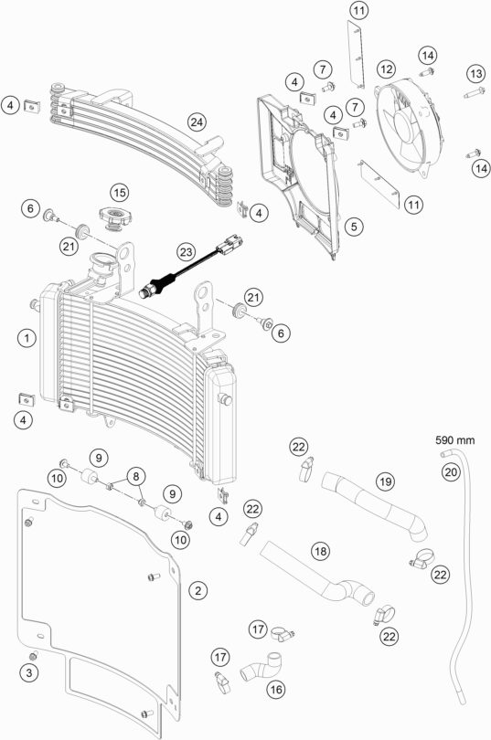 Náhled schématu COOLING SYSTEM