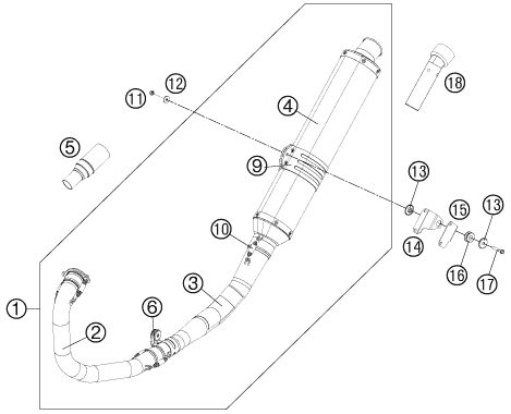 Náhled schématu EXHAUST SYSTEM