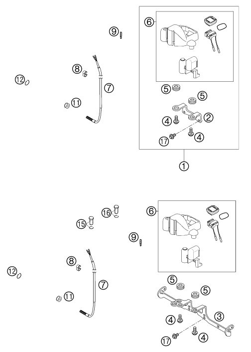 Náhled schématu INSTRUMENTS / LOCK SYSTEM