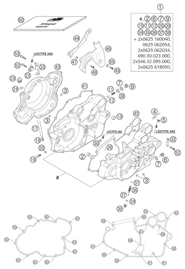 Náhled schématu ENGINE CASE