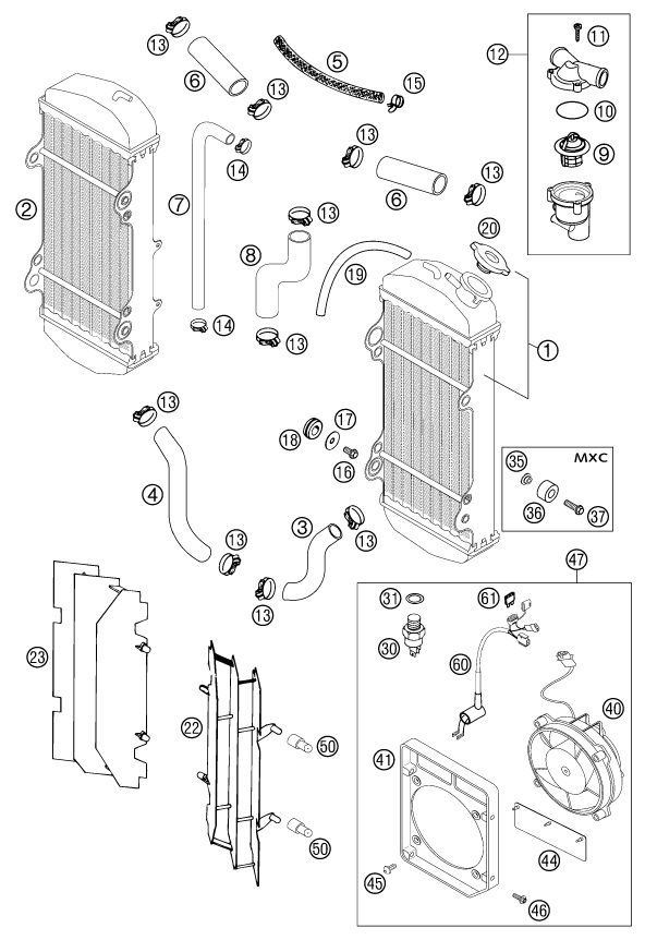Náhled schématu COOLING SYSTEM