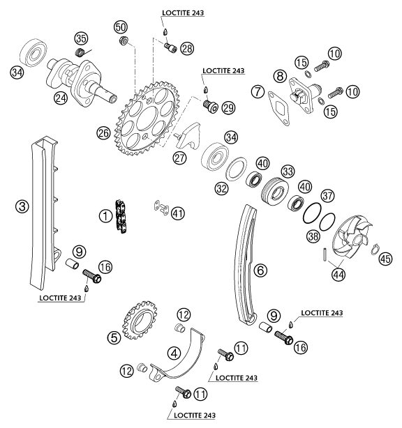 Náhled schématu TIMING DRIVE