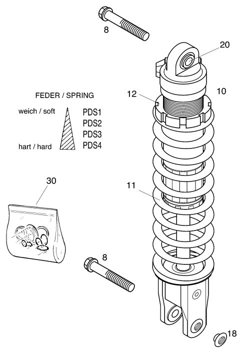 Náhled schématu SHOCK ABSORBER