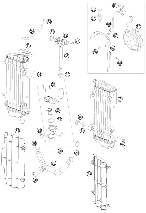 Náhled schématu COOLING SYSTEM