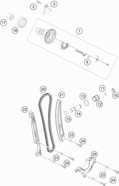 Náhled schématu TIMING DRIVE