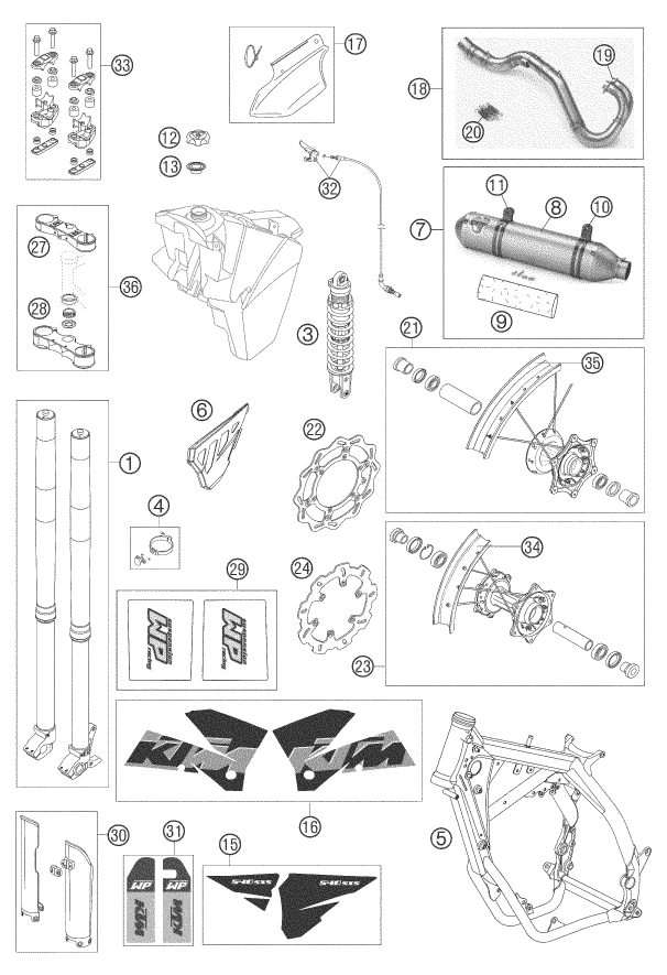 Náhled schématu NEW PARTS