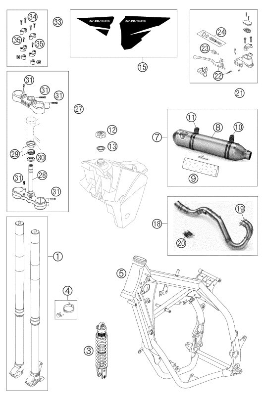 Náhled schématu NEW PARTS