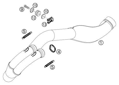 Náhled schématu EXHAUST SYSTEM