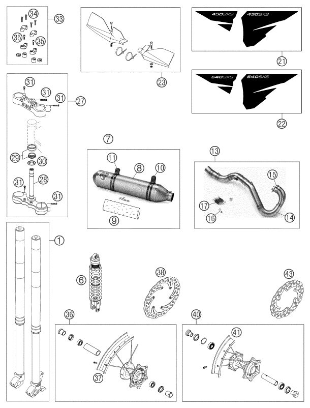 Náhled schématu NEW PARTS