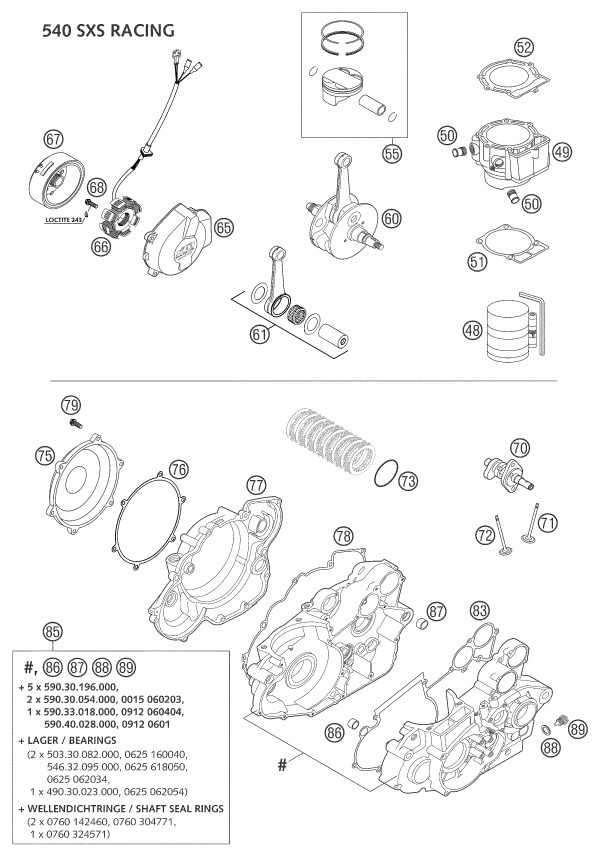 Náhled schématu NEW PARTS