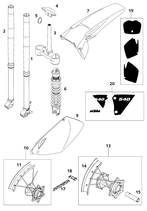 Náhled schématu NEW PARTS
