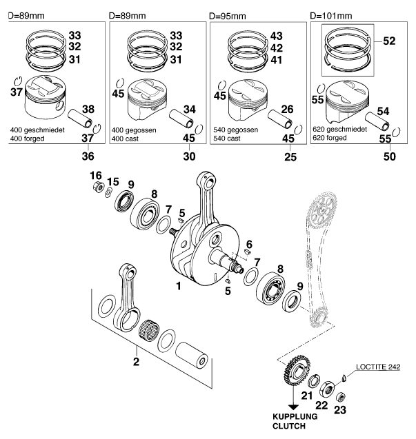 Náhled schématu CRANKSHAFT, PISTON