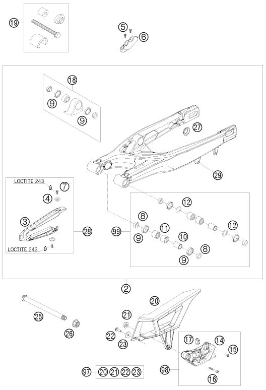 Náhled schématu SWING ARM