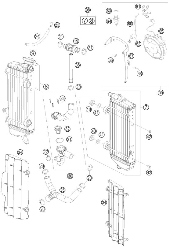 Náhled schématu COOLING SYSTEM