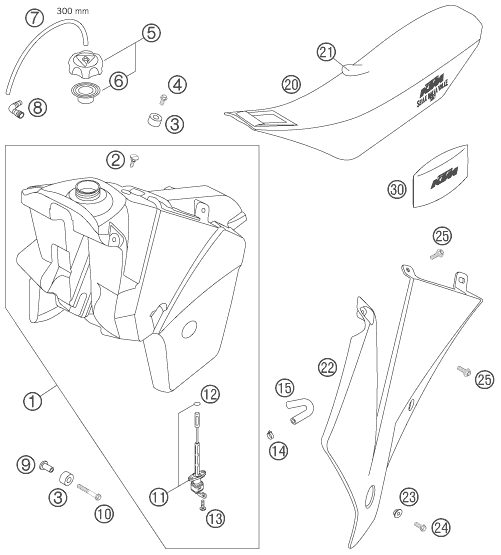 Náhled schématu TANK, SEAT