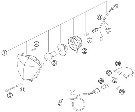 Náhled schématu LIGHTING SYSTEM