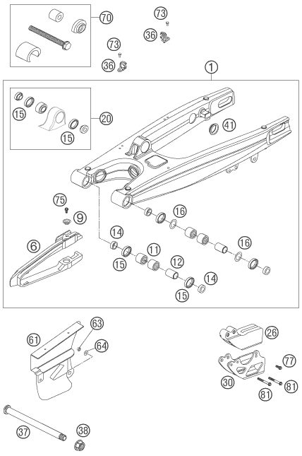 Náhled schématu SWING ARM