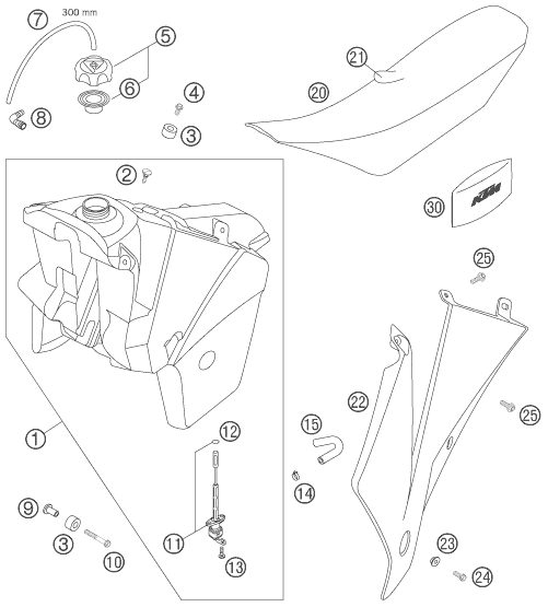 Náhled schématu TANK, SEAT