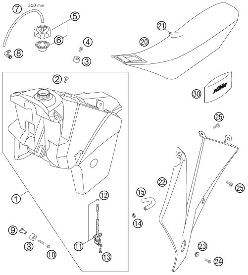 Náhled schématu TANK, SEAT