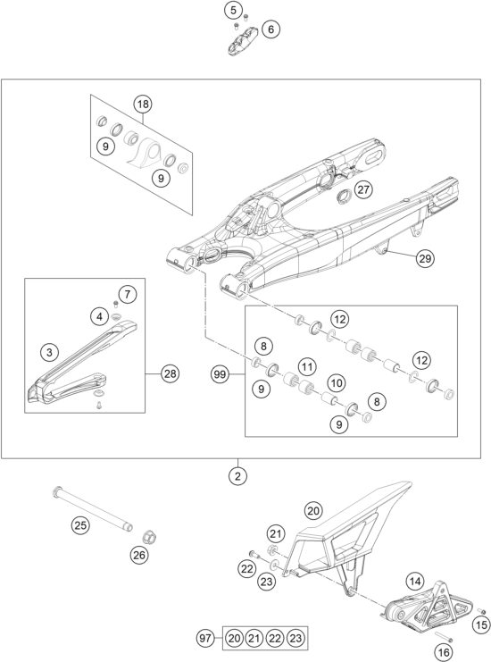 Náhled schématu SWING ARM