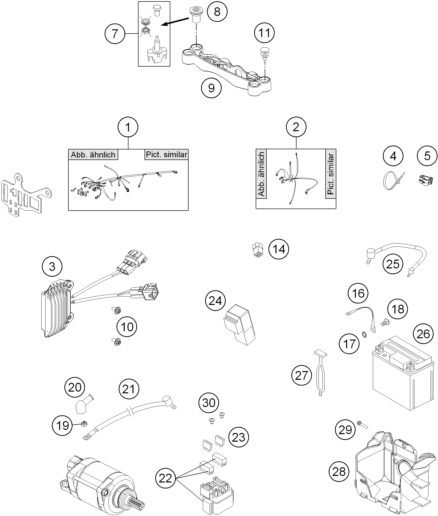 Náhled schématu WIRING HARNESS