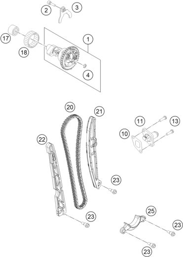 Náhled schématu TIMING DRIVE