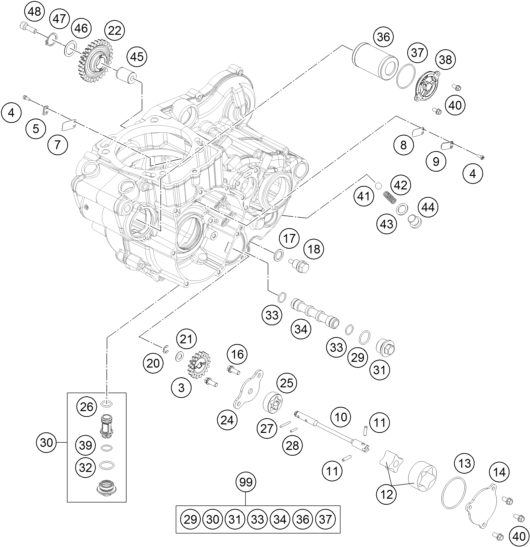 Náhled schématu LUBRICATING SYSTEM