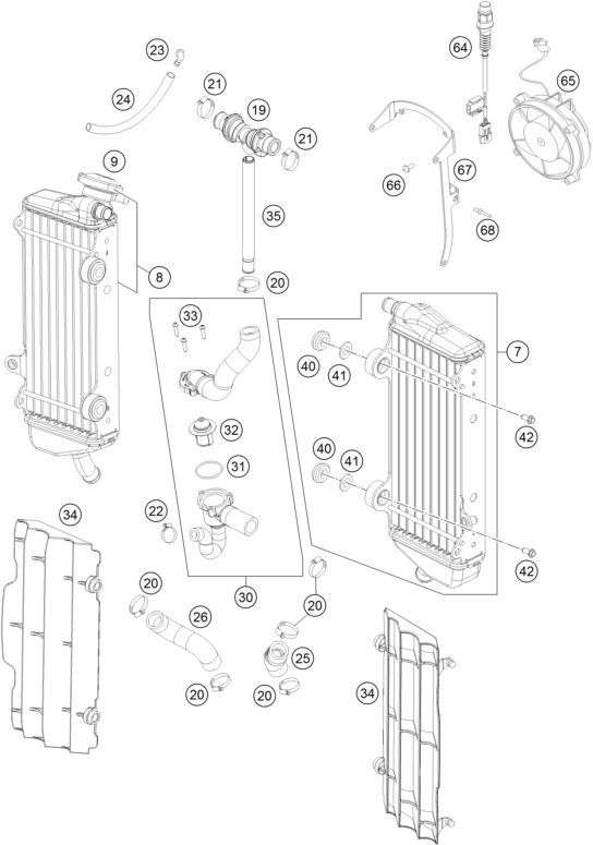 Náhled schématu COOLING SYSTEM