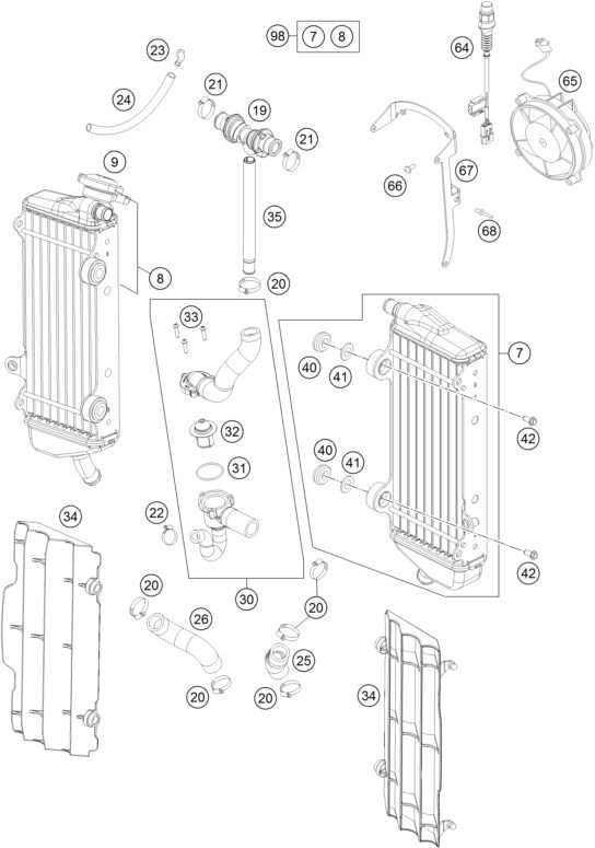 Náhled schématu COOLING SYSTEM