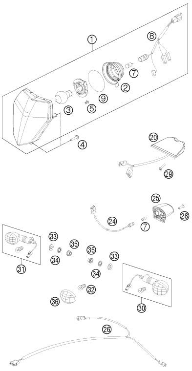 Náhled schématu LIGHTING SYSTEM