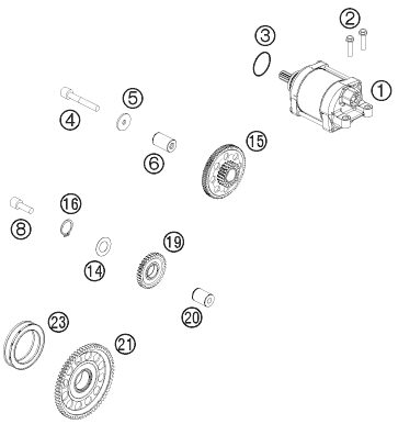 Náhled schématu ELECTRIC STARTER