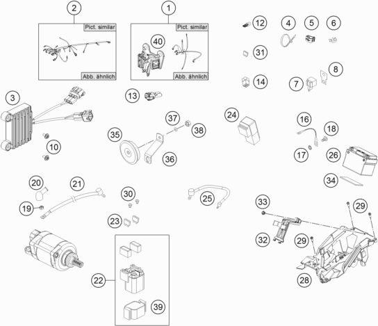 Náhled schématu WIRING HARNESS