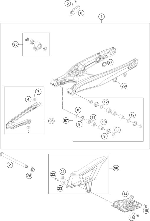 Náhled schématu SWING ARM