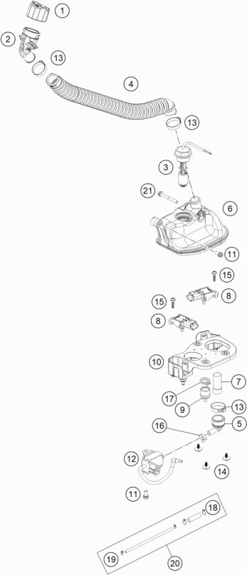 Náhled schématu LUBRICATING SYSTEM