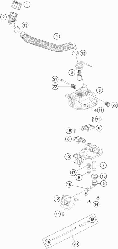 Náhled schématu LUBRICATING SYSTEM
