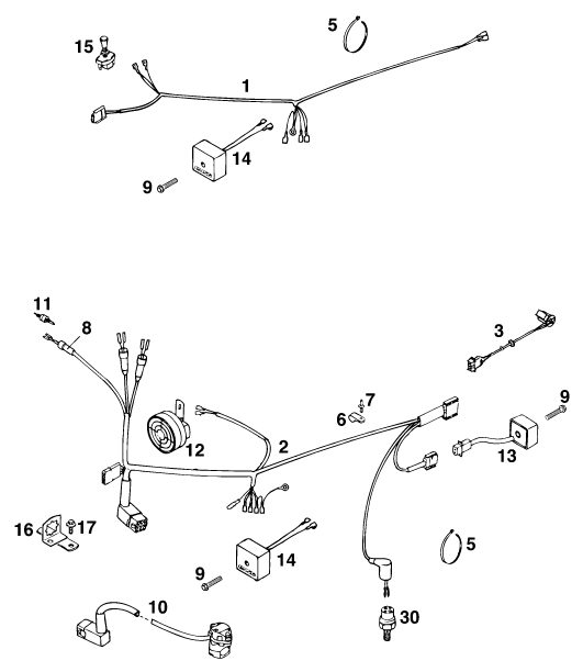 Náhled schématu WIRING HARNESS