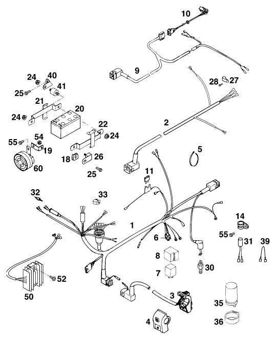 Náhled schématu WIRING HARNESS