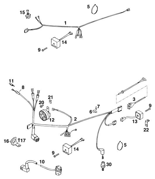 Náhled schématu WIRING HARNESS