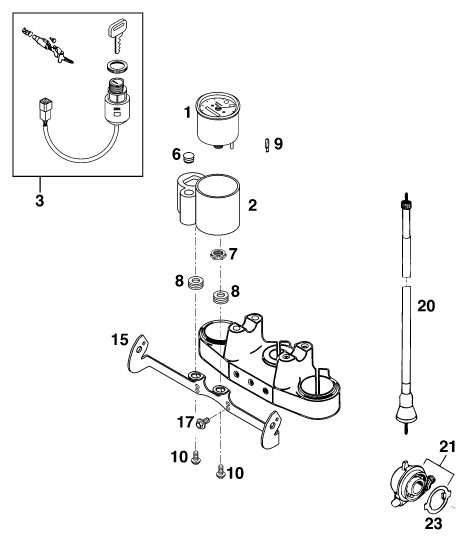 Náhled schématu INSTRUMENTS / LOCK SYSTEM